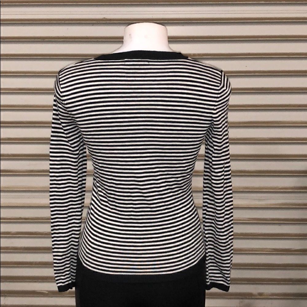 đď¸MNGâbasicsâsweater topâwhiteâwithâblack - Picture 5 of 6
